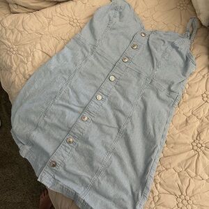 American Eagle Outfitters Blue striped Mini Dress Jean